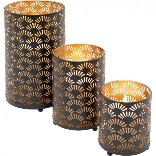 Candeeiro Storm Moira (conjunto de 3)