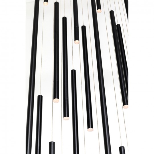 Suspension Living Vegas Deluxe noir mat LED