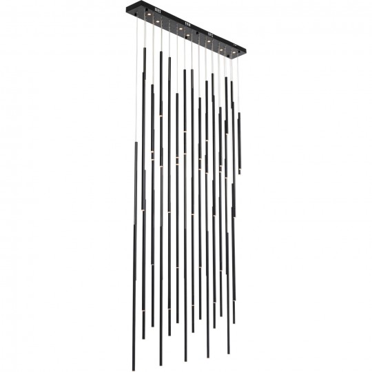 Suspension Living Vegas Deluxe noir mat LED