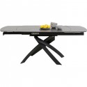 Table à rallonges Twist noir 120(30+30)x90cm