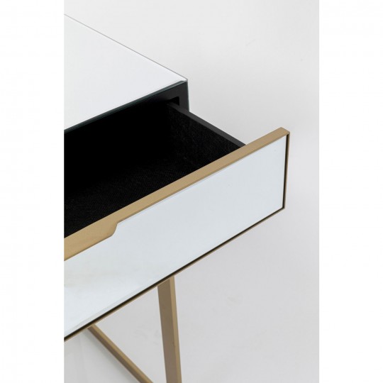 Bureau Soran doré 120x50cm