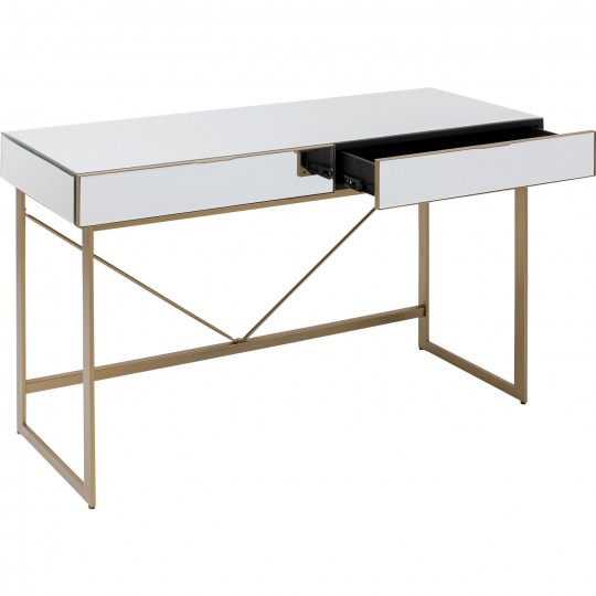 Bureau Soran doré 120x50cm