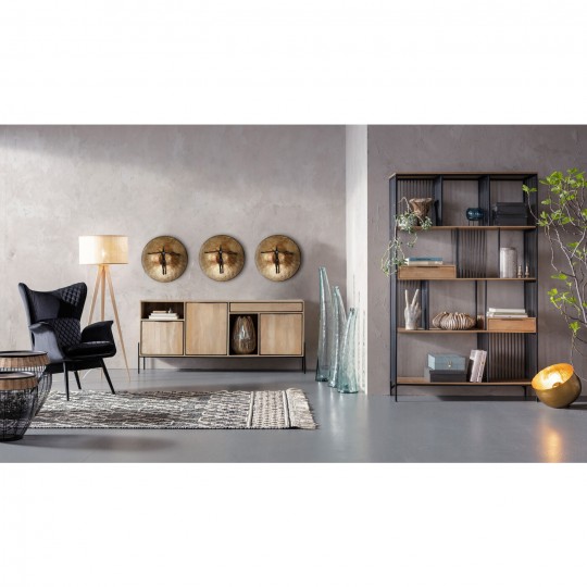 Decoração de Parede Umano Brass Ø59 cm Decoração de Parede Umano Brass Ø59 cm