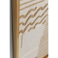 Tableau décoratif Sandy Waves 81x122cm