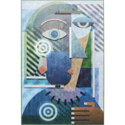 Tableau décoratif Geometric Woman 100x150cm