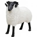 Figurine décorative Bathilde Ram blanc 78cm