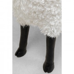 Figurine décorative Bathilde Ram blanc 78cm