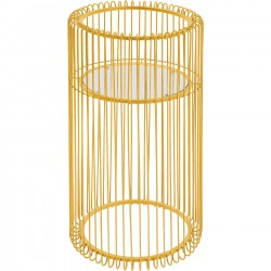 Porte-plantes Wire doré 70cm