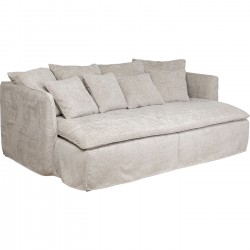 Grand canapé Boheme crème 230cm