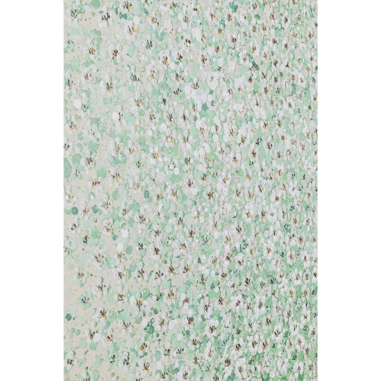 Tela Flower Boat Beige verde 120x160 cm