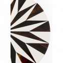 Table d appoint Domero Star noir blanc Ø40cm