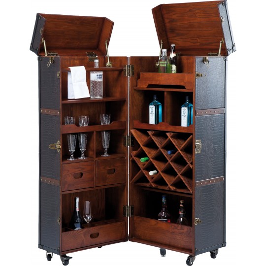 Wardrobe Trunk Bar Colonial Kare Design