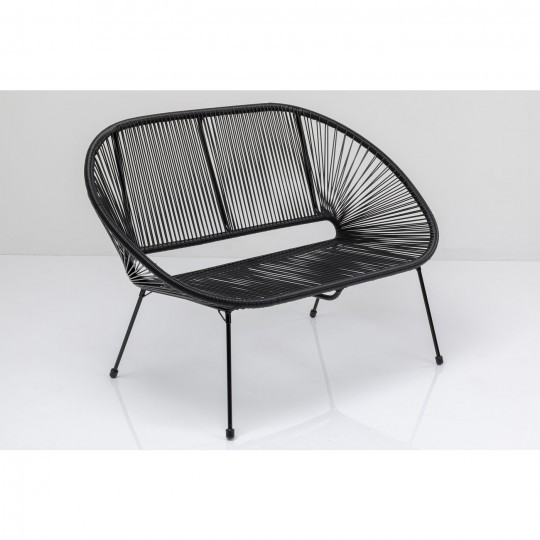 Banquette Acapulco noir