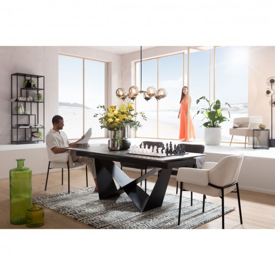 Peça Decorativa Xadrez Transparente 60x60 cm