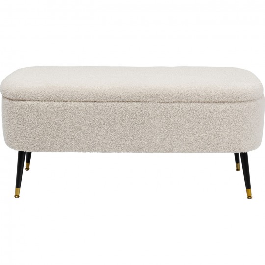 Banquette coffre Rico blanc Banquette coffre Rico blanc