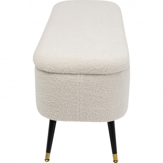 Banquette coffre Rico blanc