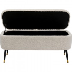 Banquette coffre Rico blanc