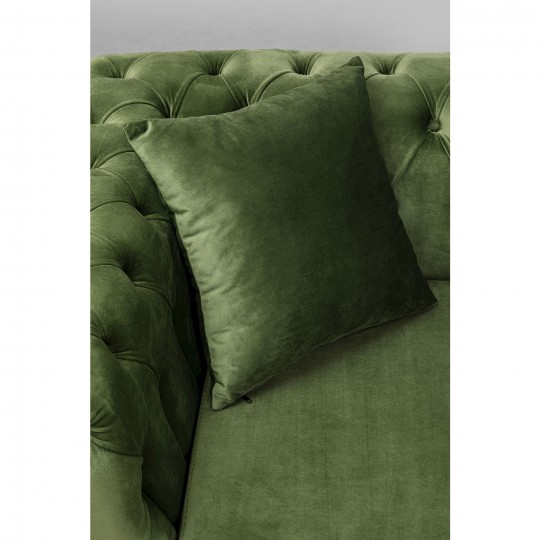 Sofá Bellissima 2 lugares Velvet verde