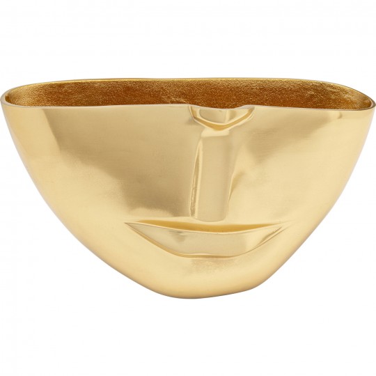 Vase Half Face oro 38cm