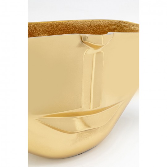 Vase Half Face oro 38cm
