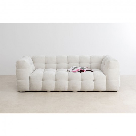 Sofá de 3 lugares Salamanca Creme 240 cm Sofá de 3 lugares Salamanca Creme 240 cm