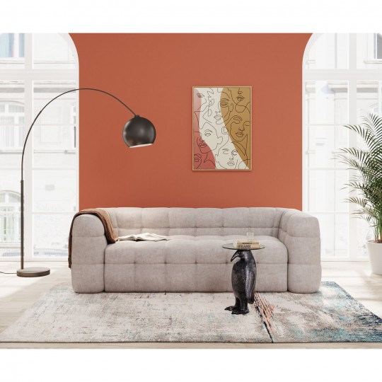 Canapé 3-places Salamanca crème 240cm