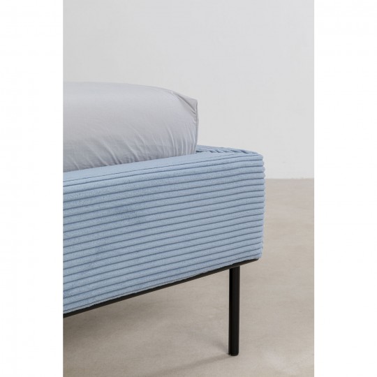 Cama East Side Cord azul 160x200 cm