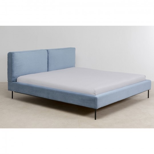 Cama East Side Cord azul 160x200 cm