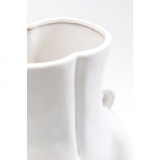 Vase Donna blanc 40cm