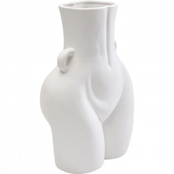 Vase Donna blanc 40cm
