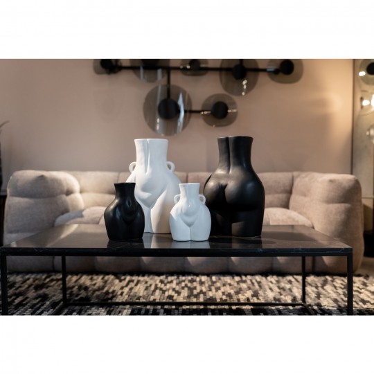 Vase Donna blanc 40cm