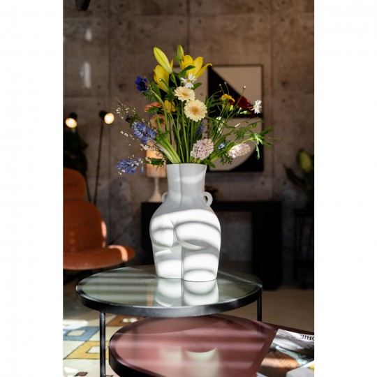 Vase Donna blanc 40cm