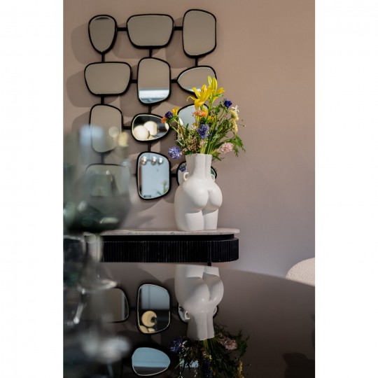 Vase Donna blanc 40cm