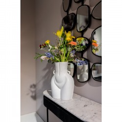 Vase Donna blanc 40cm