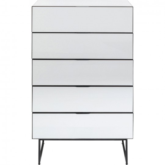 Commode Soran noir 65x114cm