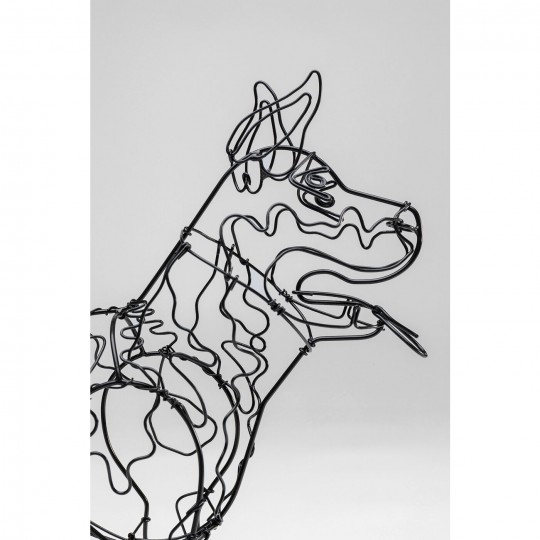 Objet décoratif Wire Attack Dog 36cm
