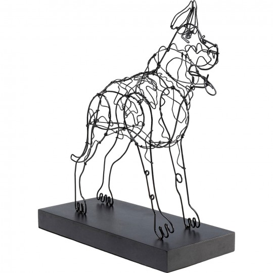 Objet décoratif Wire Attack Dog 36cm