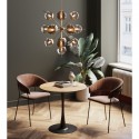 Table Schickeria   chêne - noir Ø80cm