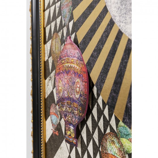 Tableau encadré Balloons 160x260cm