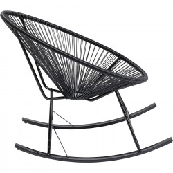 Chaise à bascule Acapulco noir