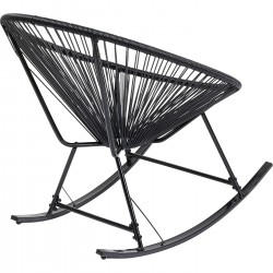 Chaise à bascule Acapulco noir