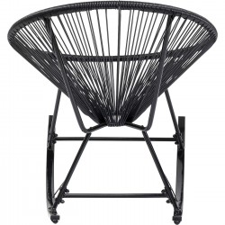 Chaise à bascule Acapulco noir