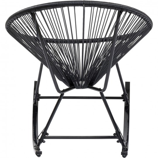 Chaise à bascule Acapulco noir
