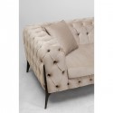 Canapé Bellissima 2-places velours beige 200cm