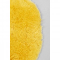 Peau de mouton Heidi jaune 60x85cm