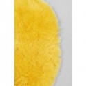 Peau de mouton Heidi jaune 60x85cm
