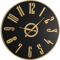 Horloge mural Casino noir Ø76cm