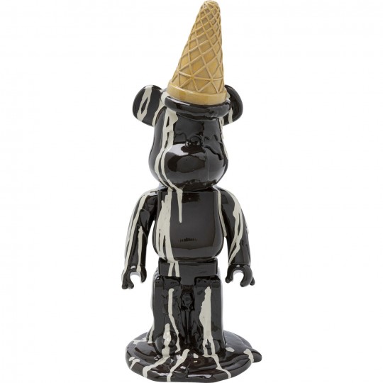 Figurine décorative Gelato Bear noir 40cm