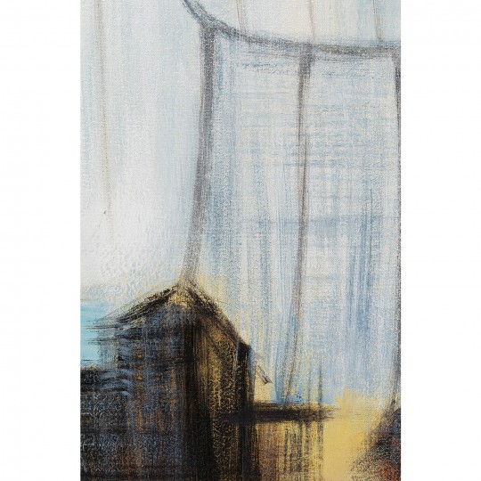 Tableau encadré Visione Front 100x100cm