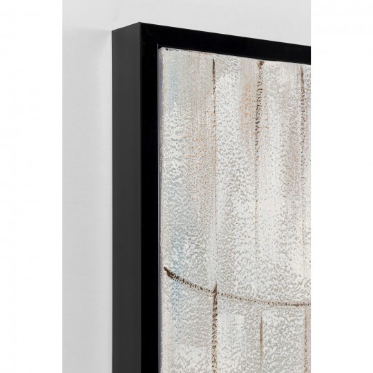 Quadro com Moldura Visione Obliquo 100x100 cm